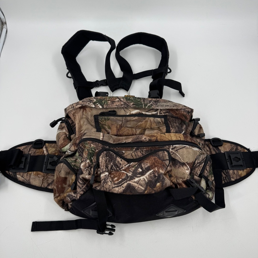 Allen‎ Camo Hunting Fishing Shoulder Harness Waist Belt Pouch Gear